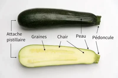 De quoi se compose la courgette