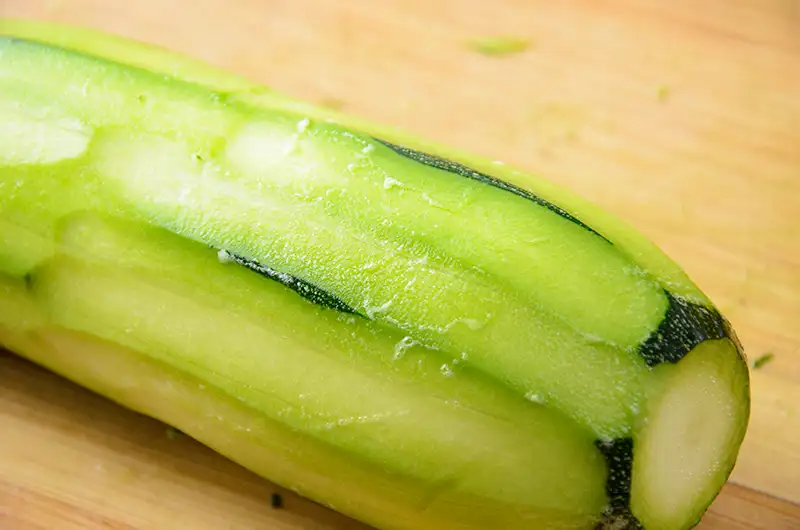 Le latex de la courgette