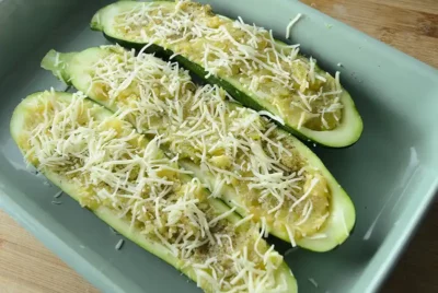 Préparer les courgettes farcies