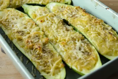 Recette de courgettes farcies à la chair de courgette