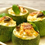 Recette de courgettes farcies au poulet