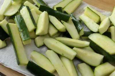 Bâtonnets de courgette