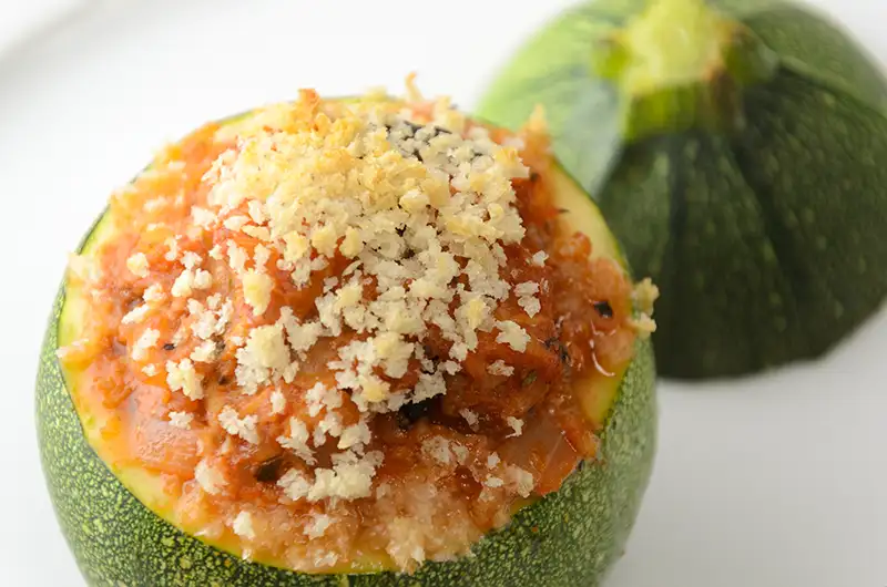 Courget Saya Rend Courgette ronde farcie au thon et à la tomate – Cuisiner les courgettes