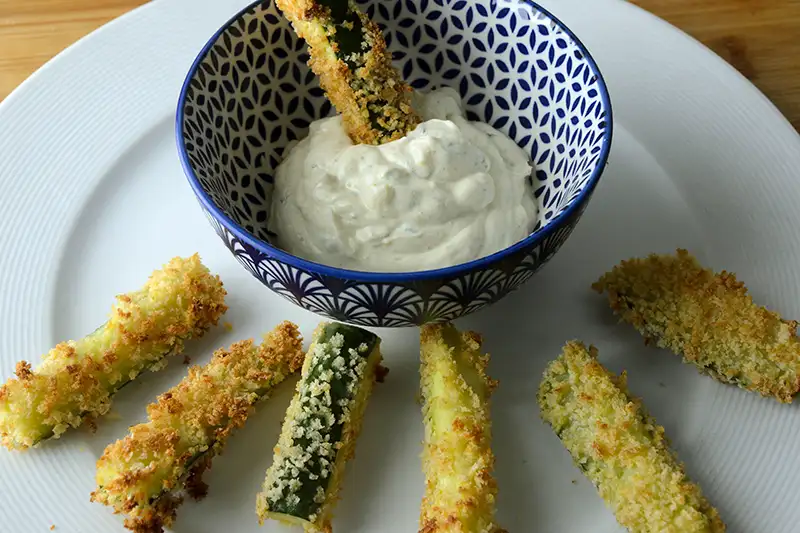 Croustillants de courgette au panko – Cuisiner les courgettes