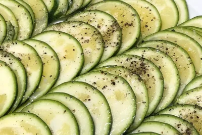 Les valeurs nutritionnelles de la courgette