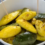 Recette de courgettes tournées marinées aux épices