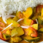 Recette de curry de courgettes au lait de coco