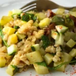 Recette d'orge et courgettes